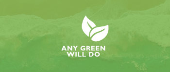 Any green will do logo image